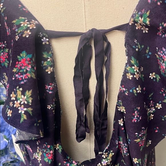****NWT*****Free People Purple Floral Romper - Picture 5 of 8
